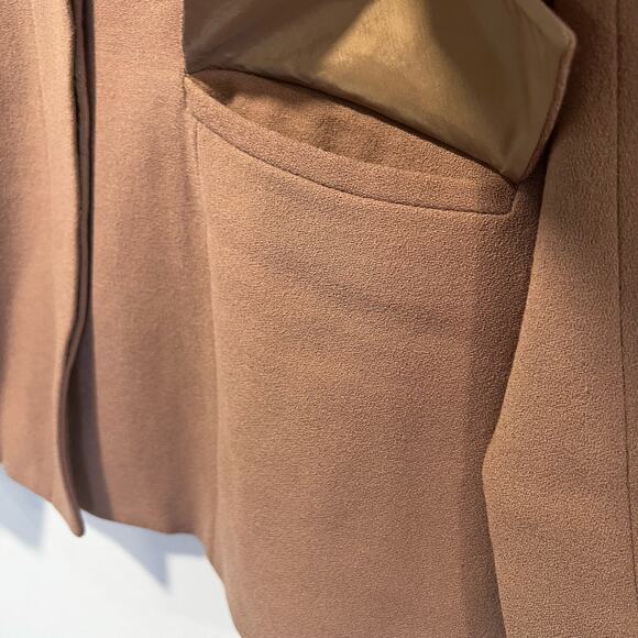 Gay Giano Wool Blazer Fun Twist Neckline Size 42 US Small - Picture 7 of 8